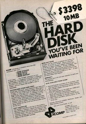 Hard disk 10MB 3398 dolari
