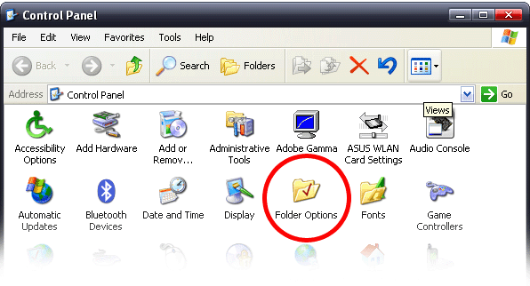 Folder options, optiuni folder COntrol panel